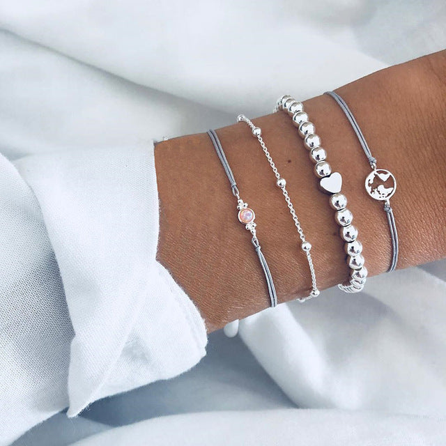 Alora – elegante conjunto de pulseras lima