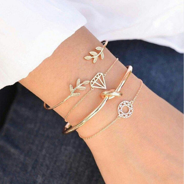 Alora – elegante conjunto de pulseras lima
