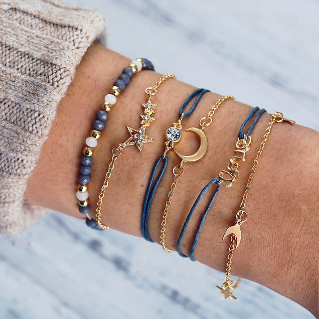 Alora – elegante conjunto de pulseras lima