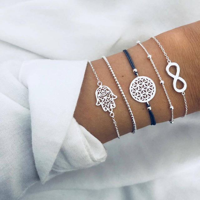 Alora – elegante conjunto de pulseras lima