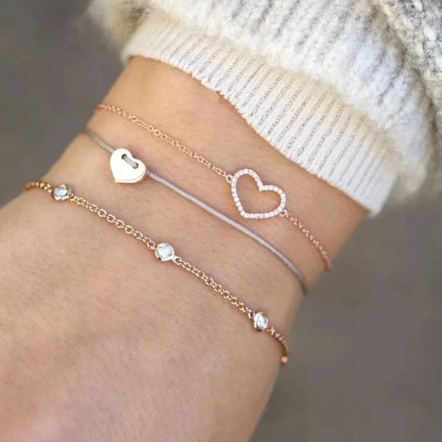 Alora – elegante conjunto de pulseras lima