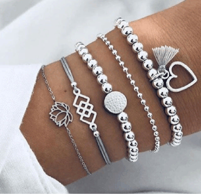 Alora – elegante conjunto de pulseras lima
