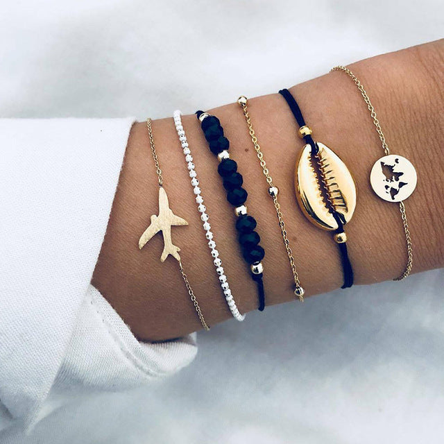 Alora – elegante conjunto de pulseras lima