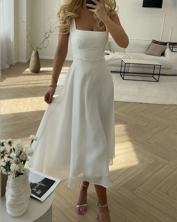 Miles - Vestido de Chifón con Elegancia Moderna