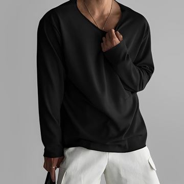 Loik - Sudadera transpirable de ajuste holgado para hombre