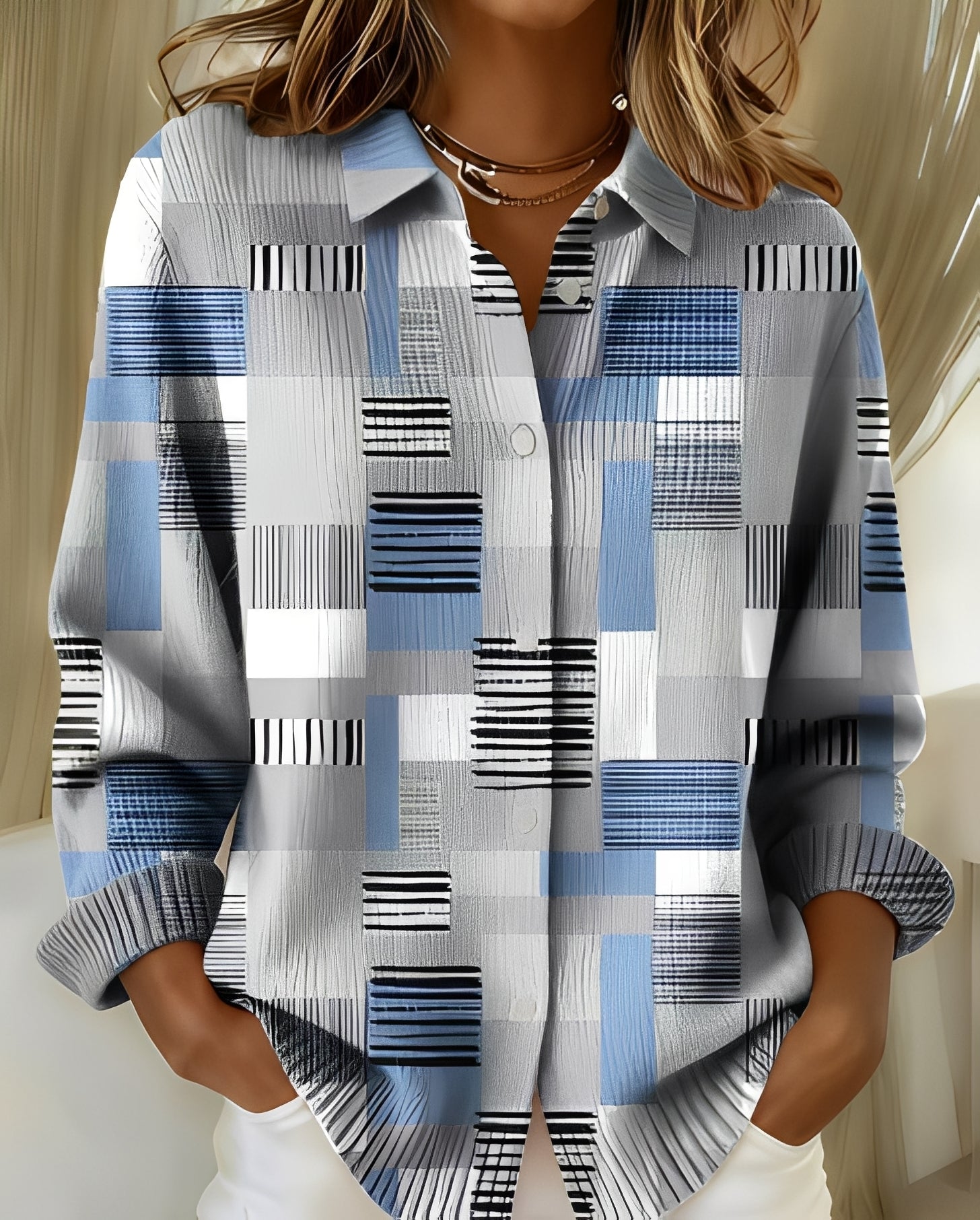 Yancy - Elegante cardigan holgada para mujeres