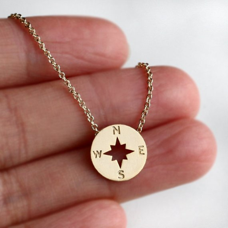 Runder Kompass - Collar de encanto