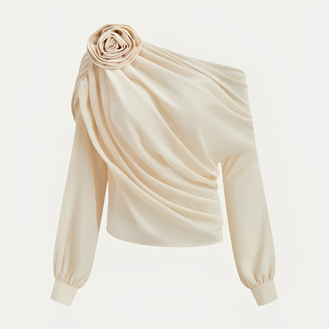 Ellise - Blusa asimétrica estilosa
