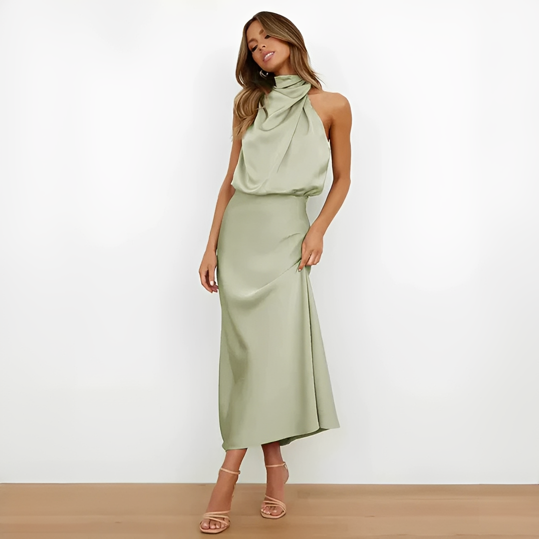 Malaika - Vestido midi sofisticado
