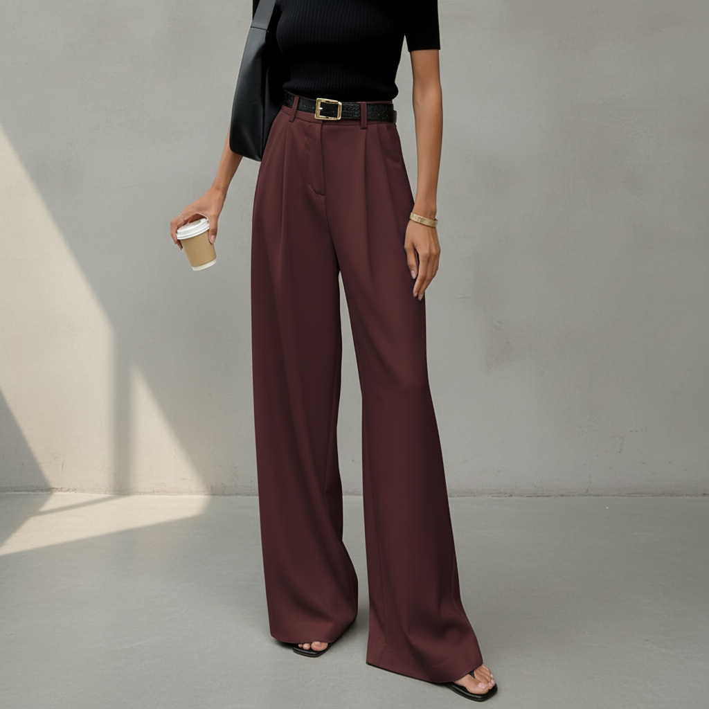 Blaine - Pantalones anchos y elegantes