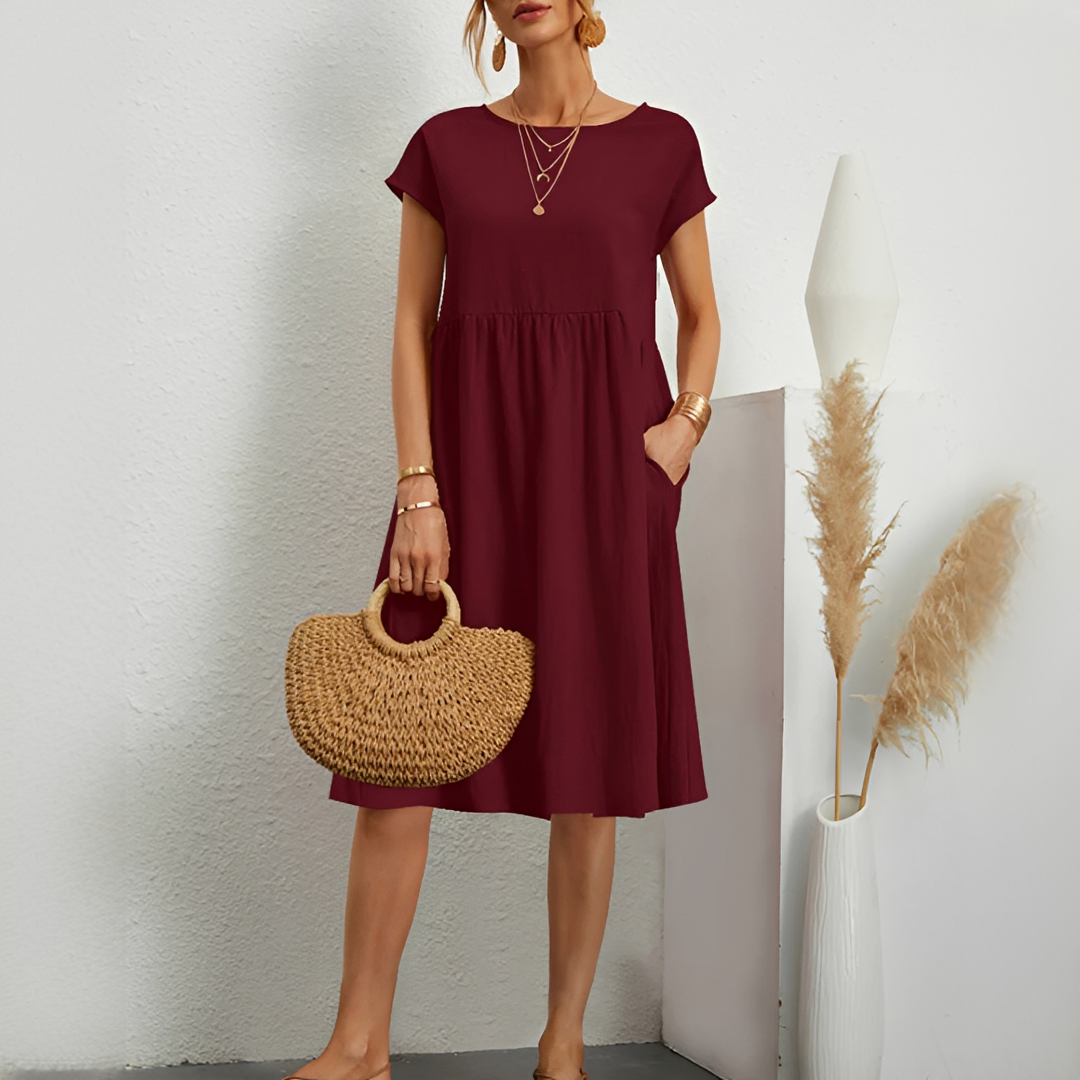 Evalyn - Vestido Midi Elegante