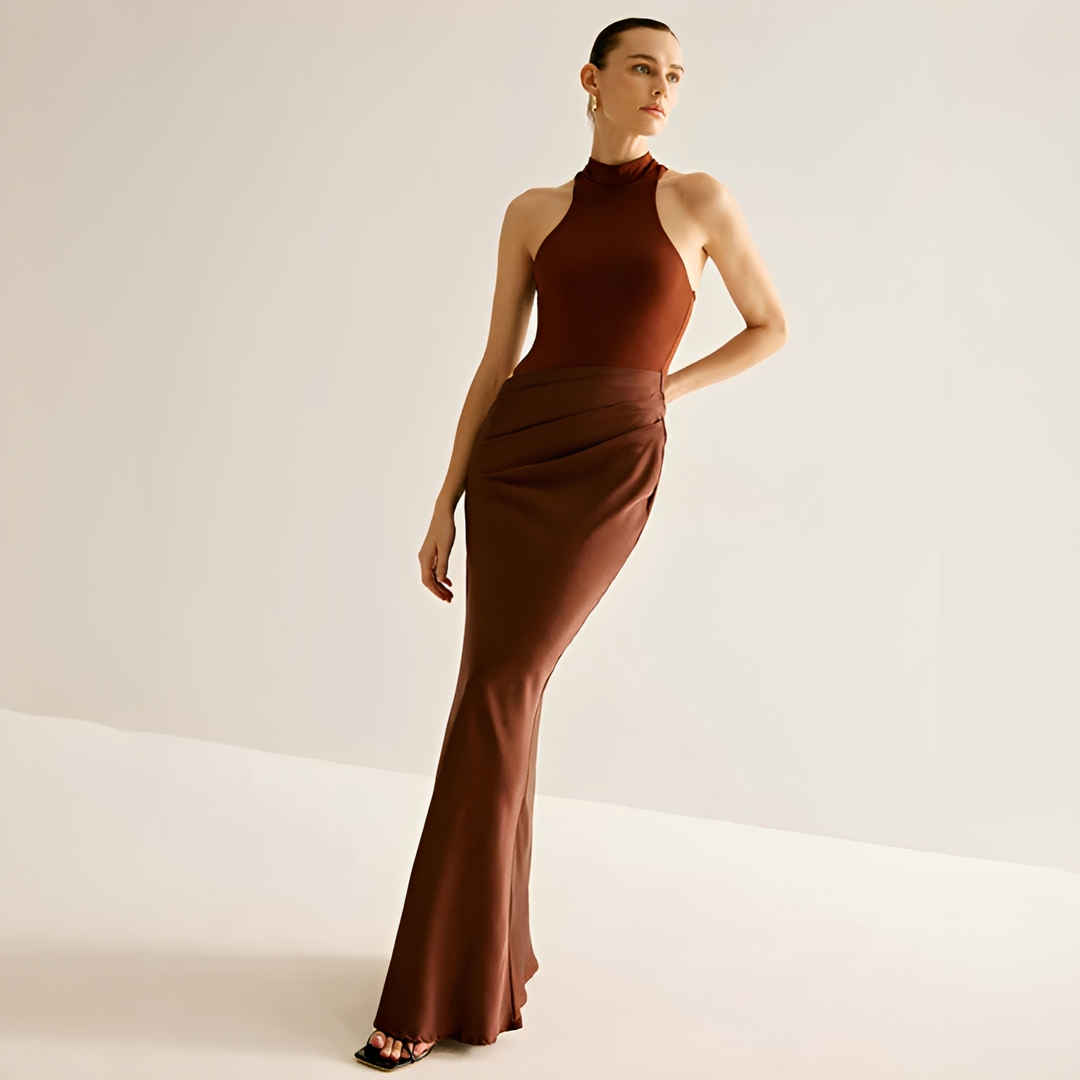 Shyanne - Vestido Maxi de Moda Ceñido