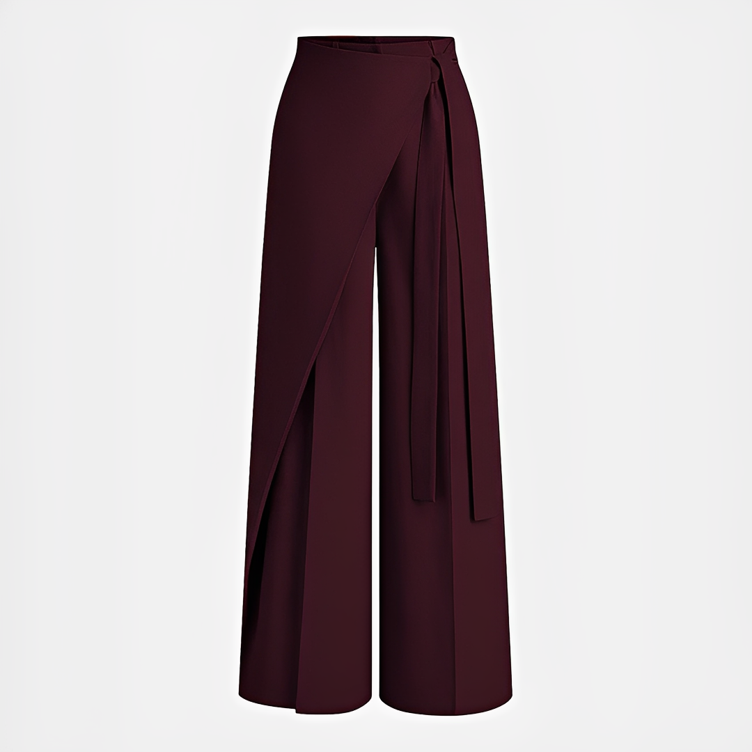 Leilani - Pantalones asimétricos de pierna ancha
