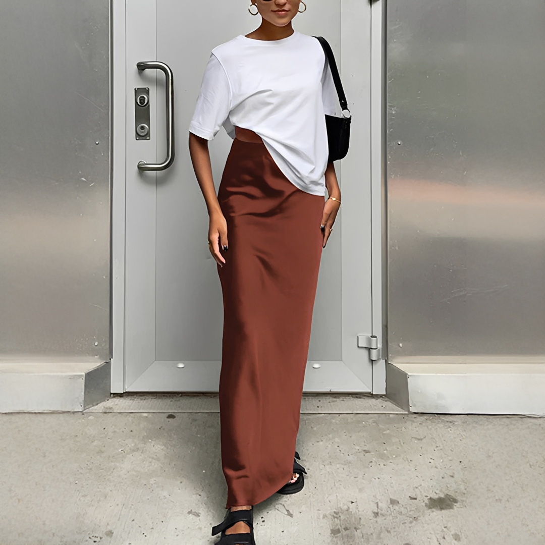 Malou - Falda maxi utilitaria