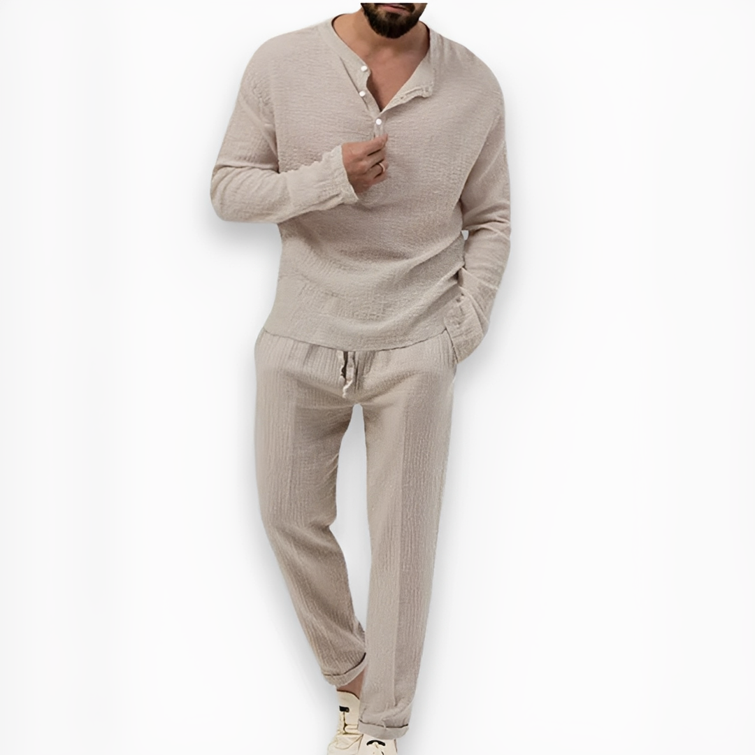 Eduard - Set veraniego de pantalón y top para hombre