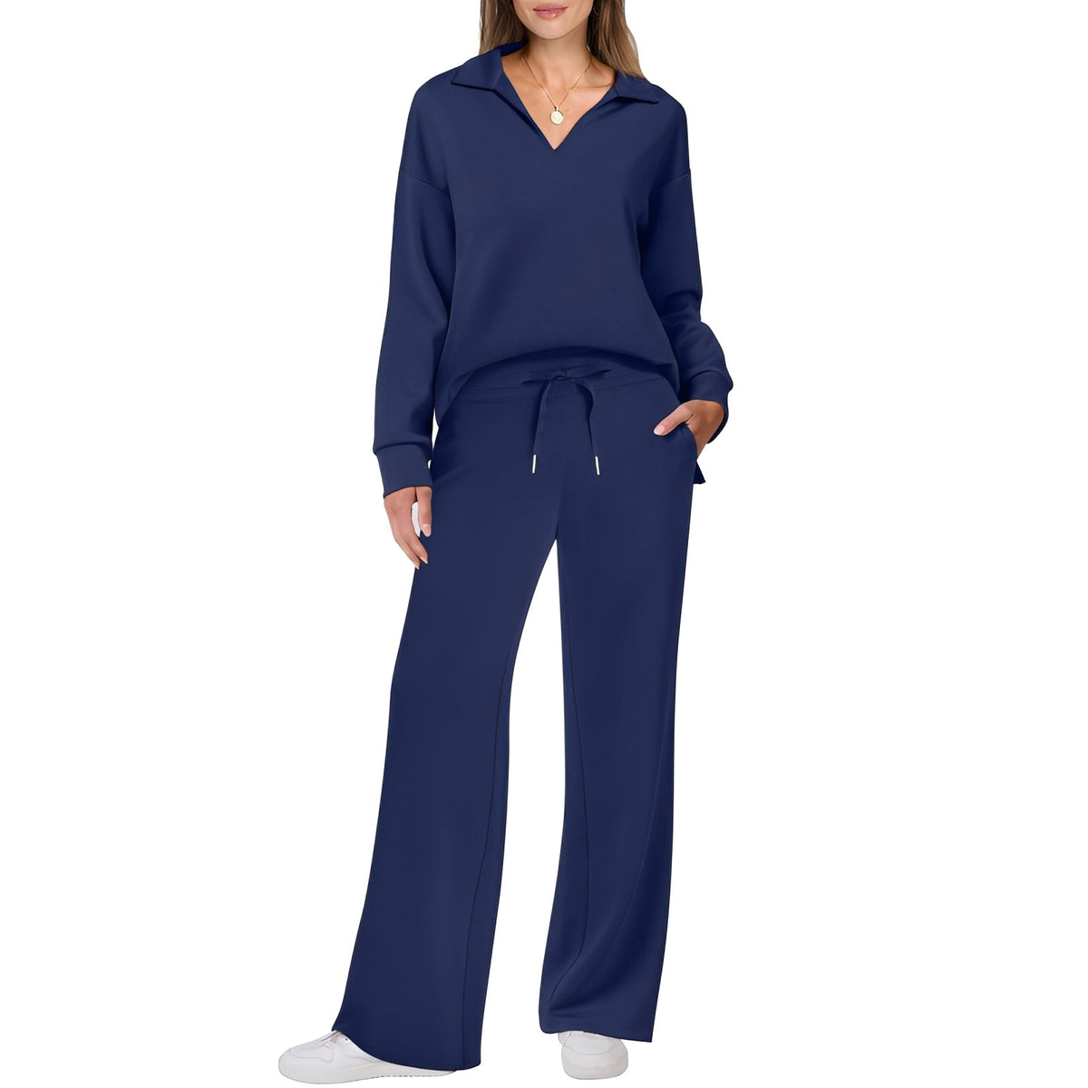 Carmena - Conjunto de pantalones cómodo y cálido