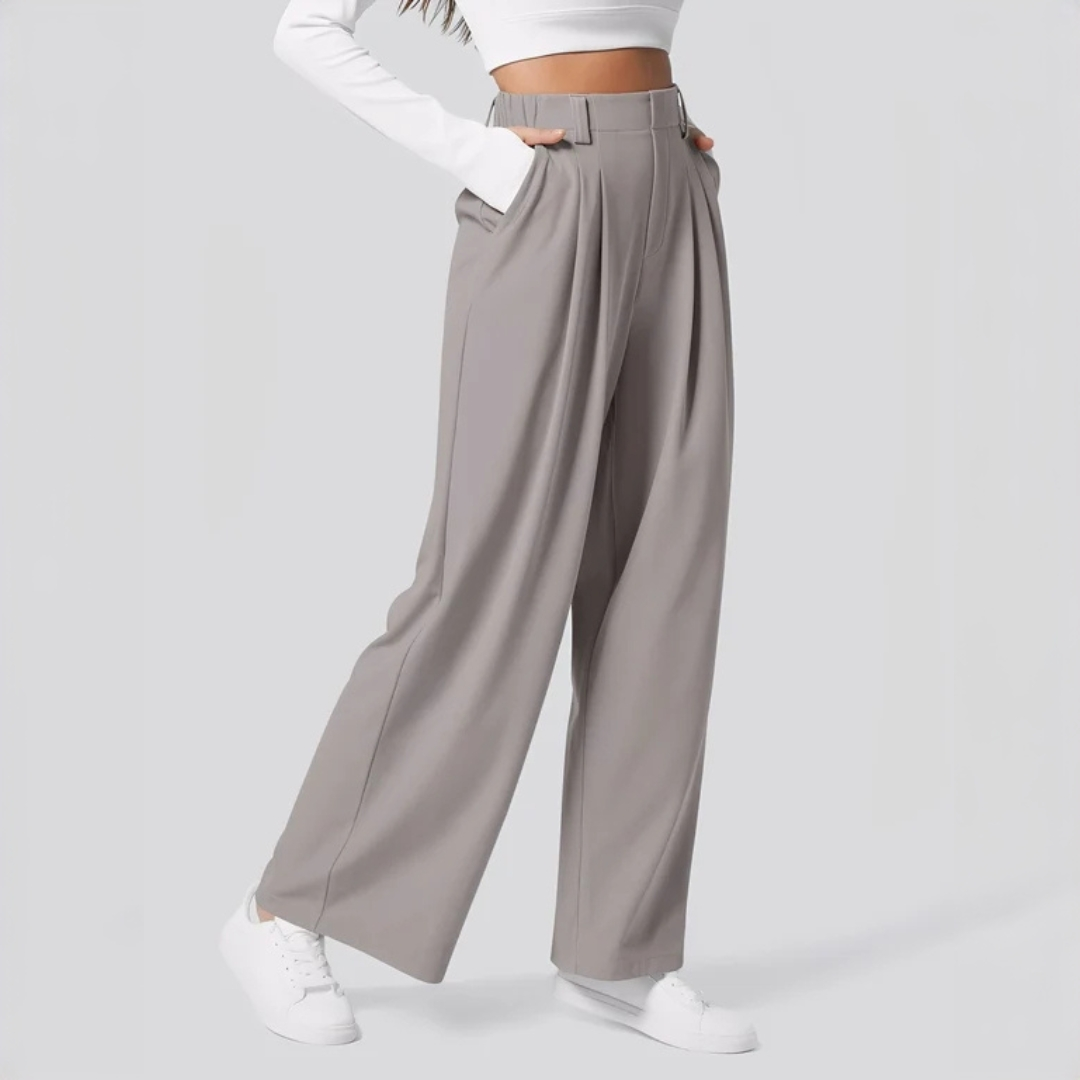 Montana - Pantalones elegantes de pierna ancha