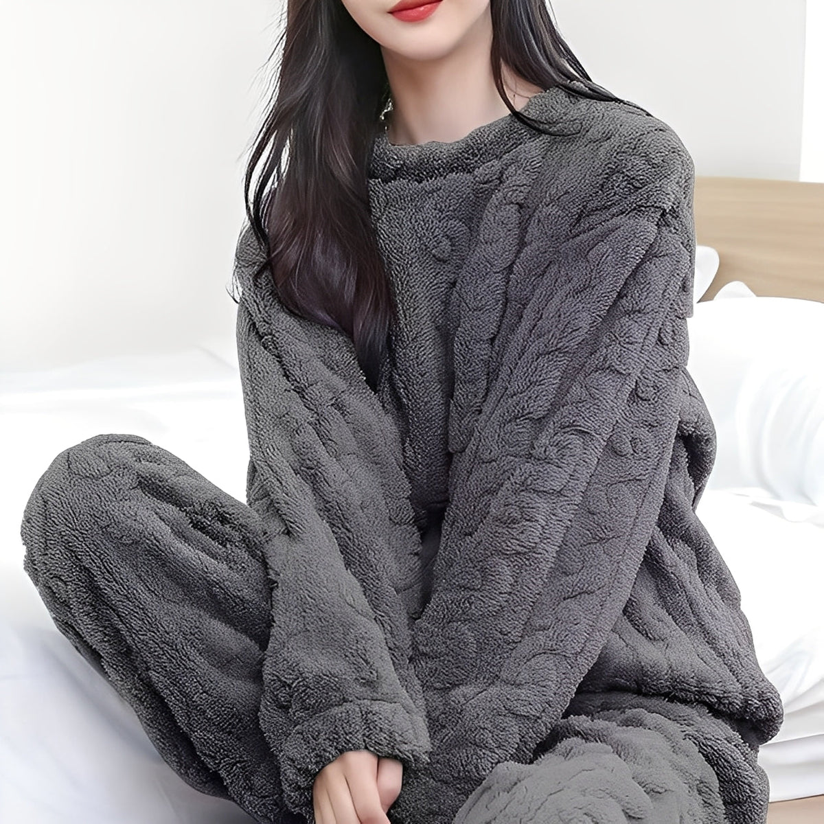 Kilie - Conjunto de pijama cómodo y cálido