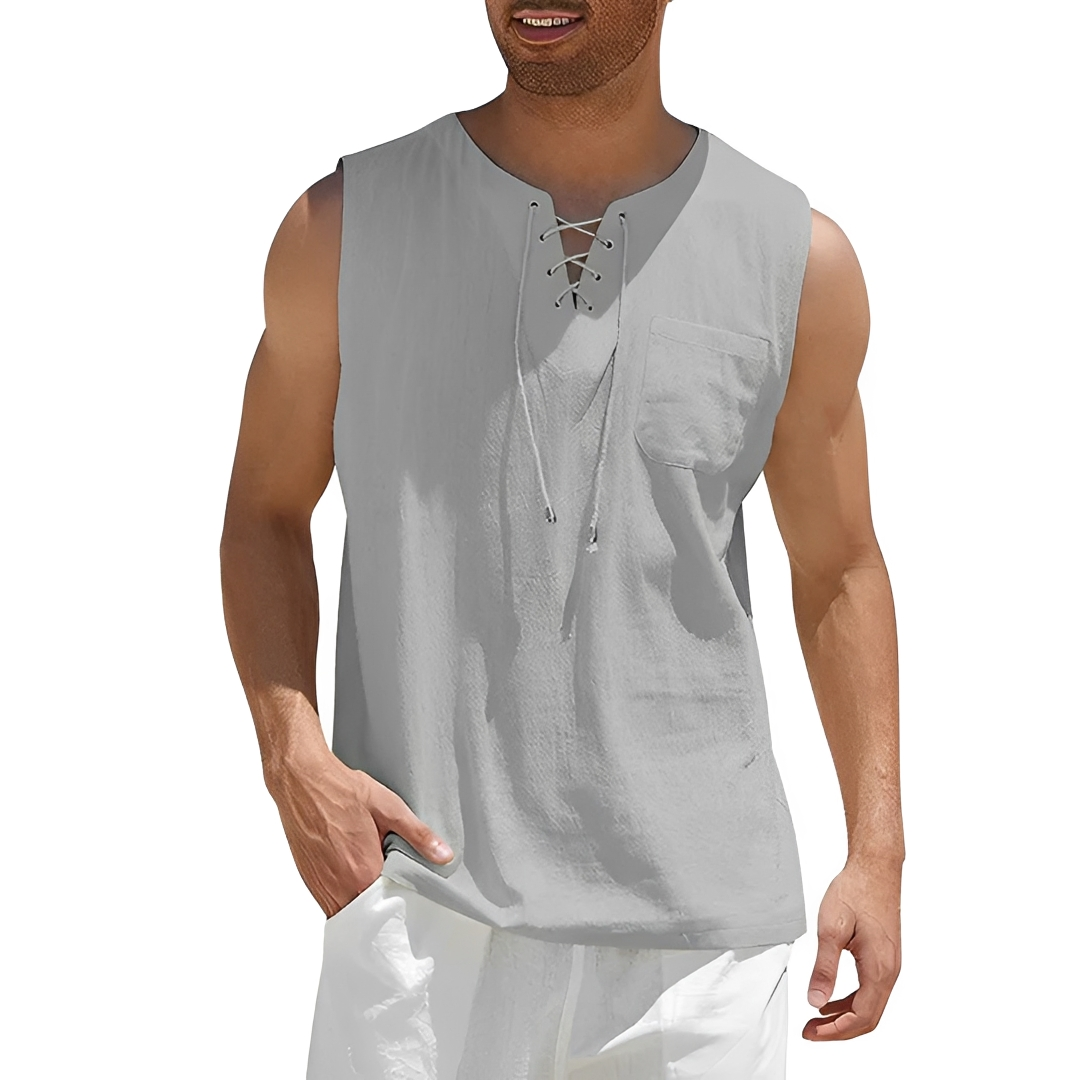 Junziem - Camisa ligera y moderna de verano para hombre