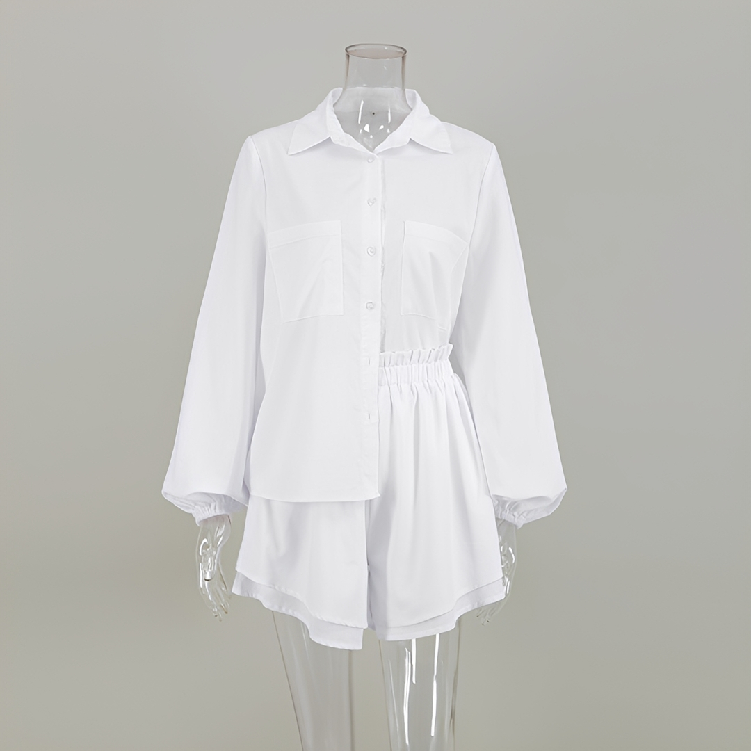 Larnie - Conjunto moderno de top y short