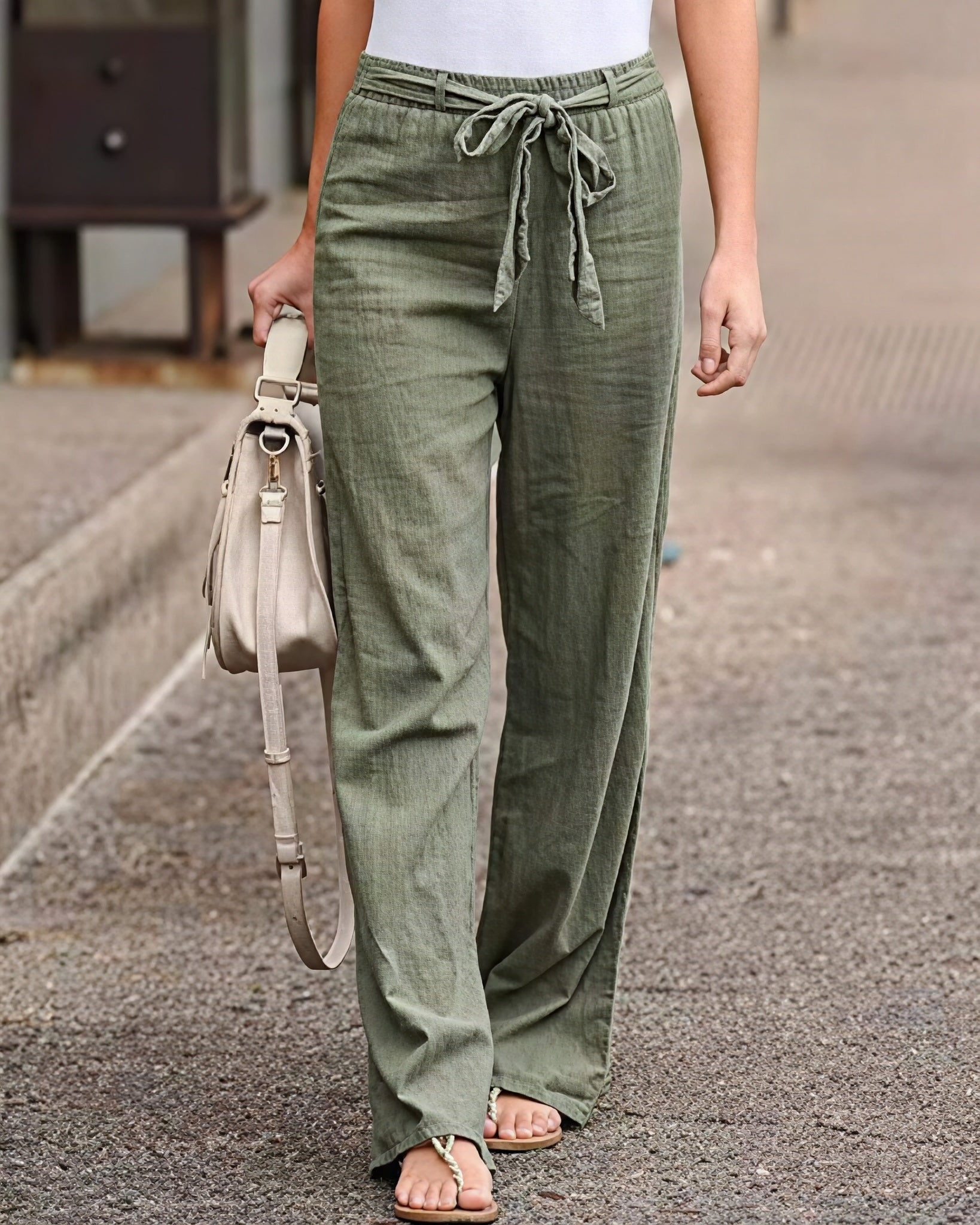 Sarah - Pantalones confortables de corte amplio