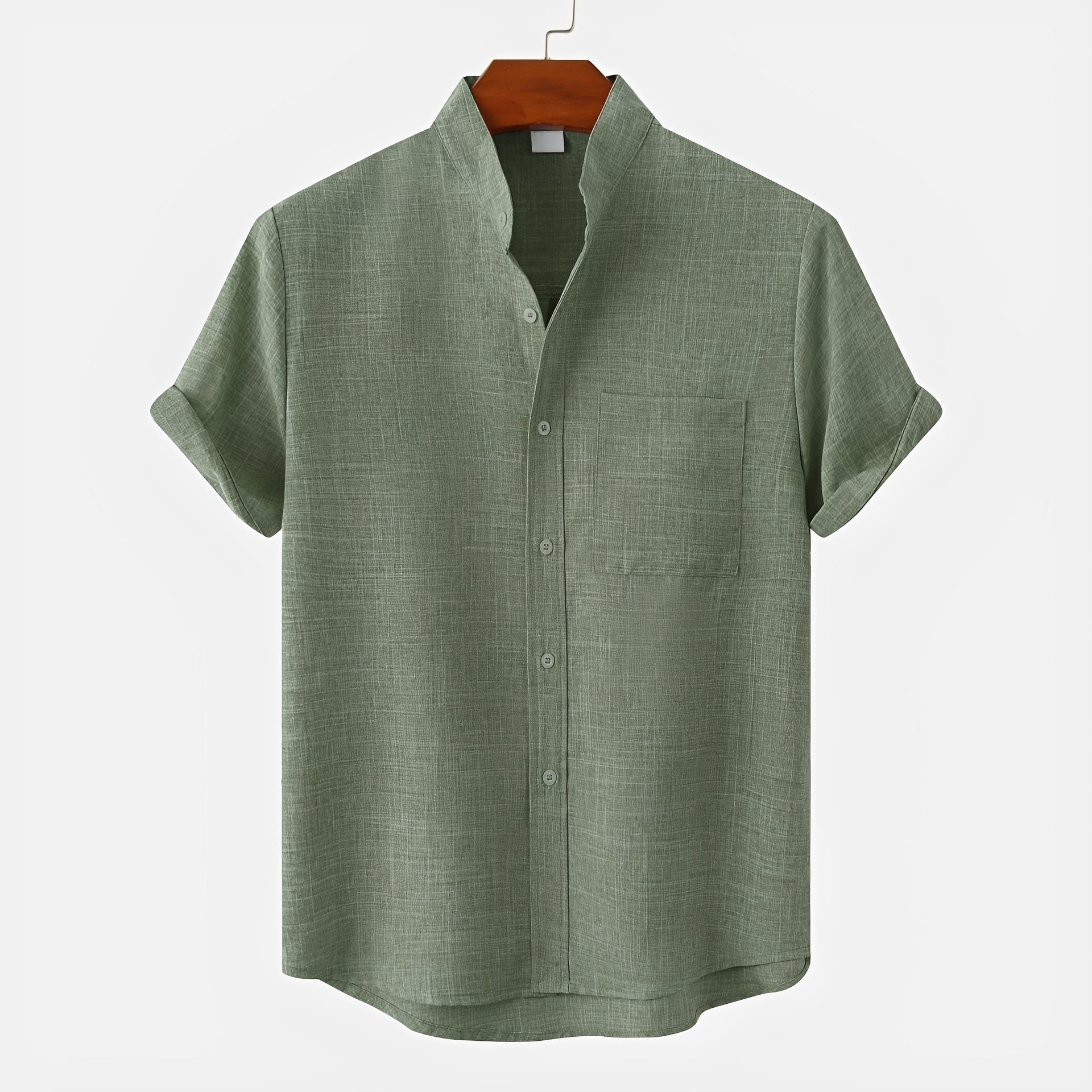 Garrett - Camisa Cómoda de Manga Corta