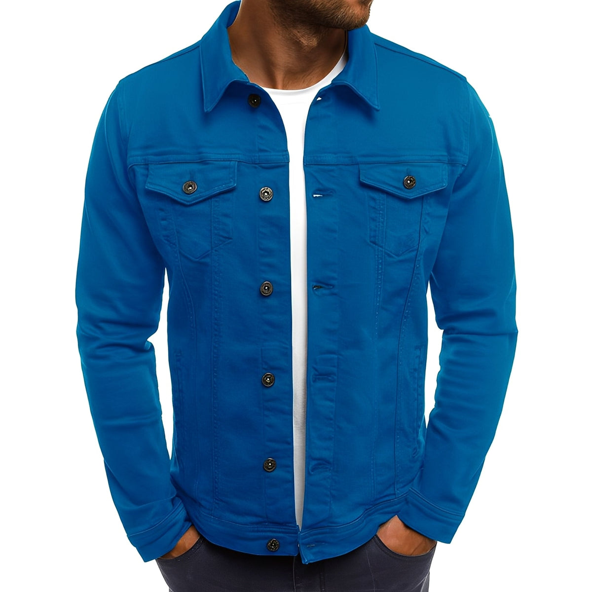 Steven - Chaqueta robusta con bolsillos