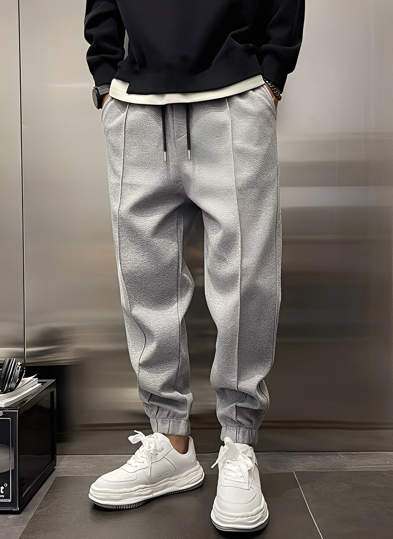 Philip - Pantalón Casual de Corte Amplio para Hombre