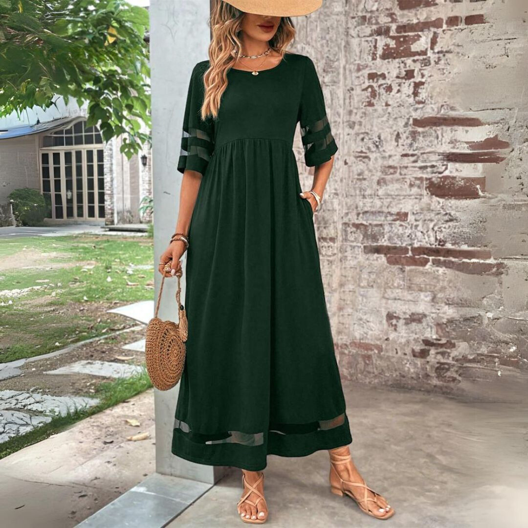 Amandine – Vestido elegante con efecto que oculta el barriga