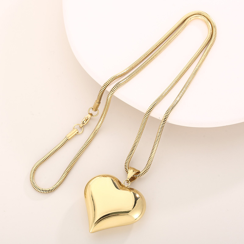 Gran corazón - Collar romántico de amor