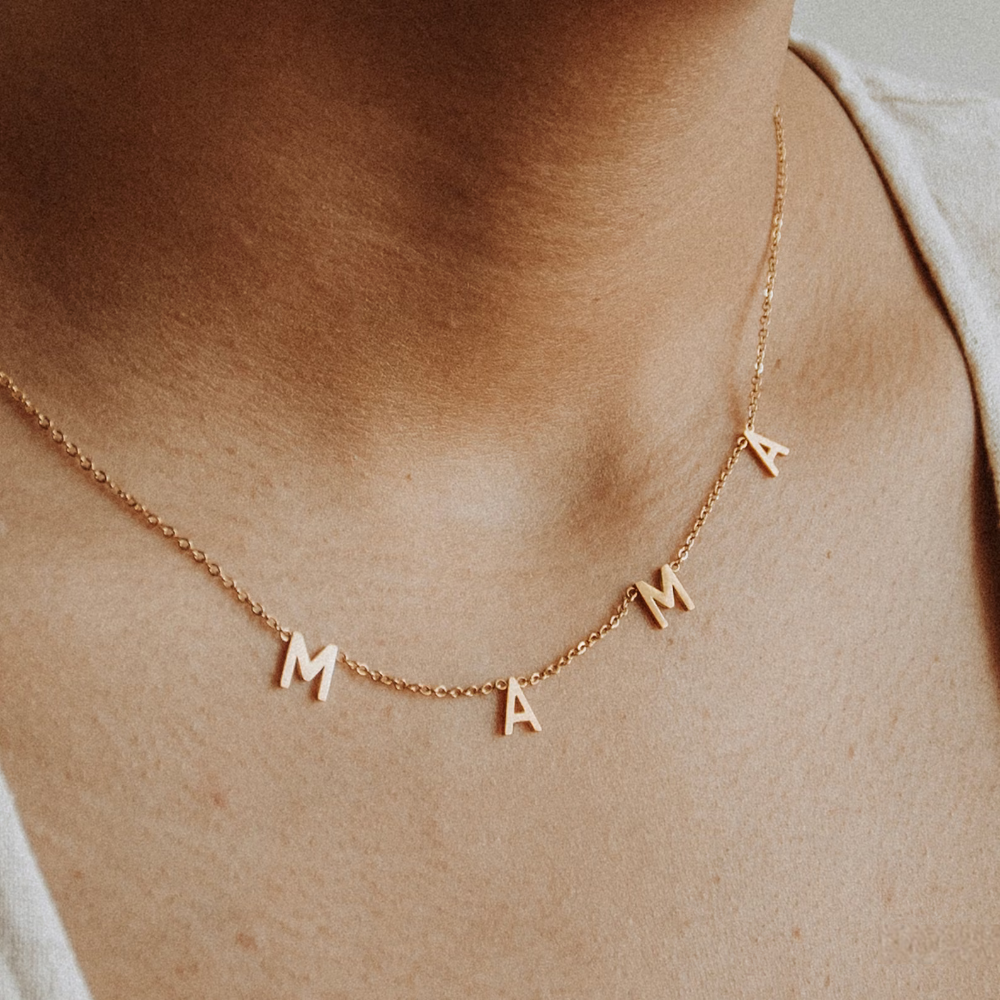 Collar Mama - Collar de regalo para el Día de la Madre