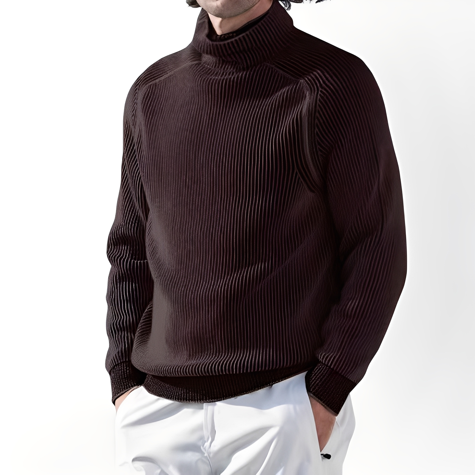 Jarrett - Suéter con cuello alto