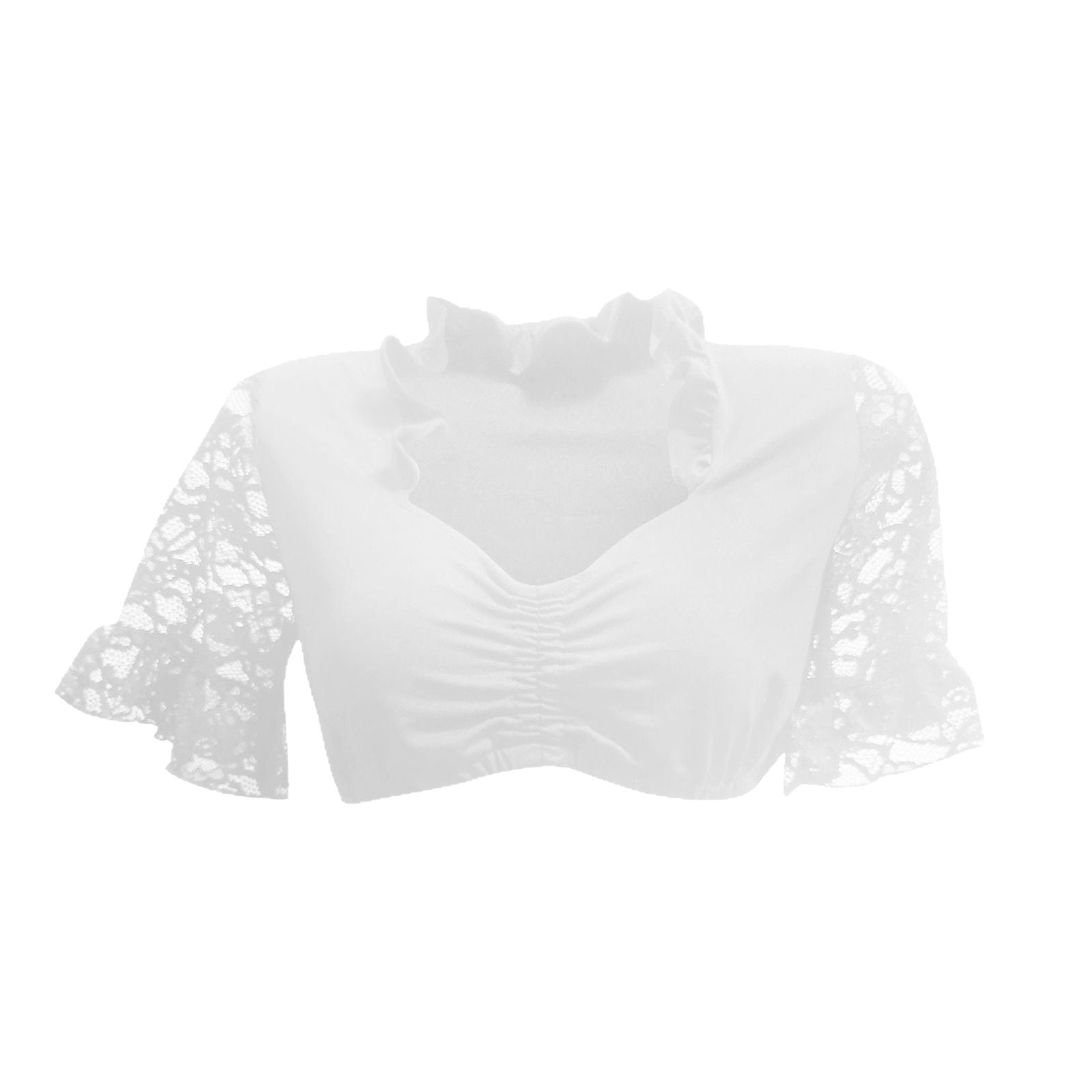 Zariah - Blusa dirndl estilosa y chic