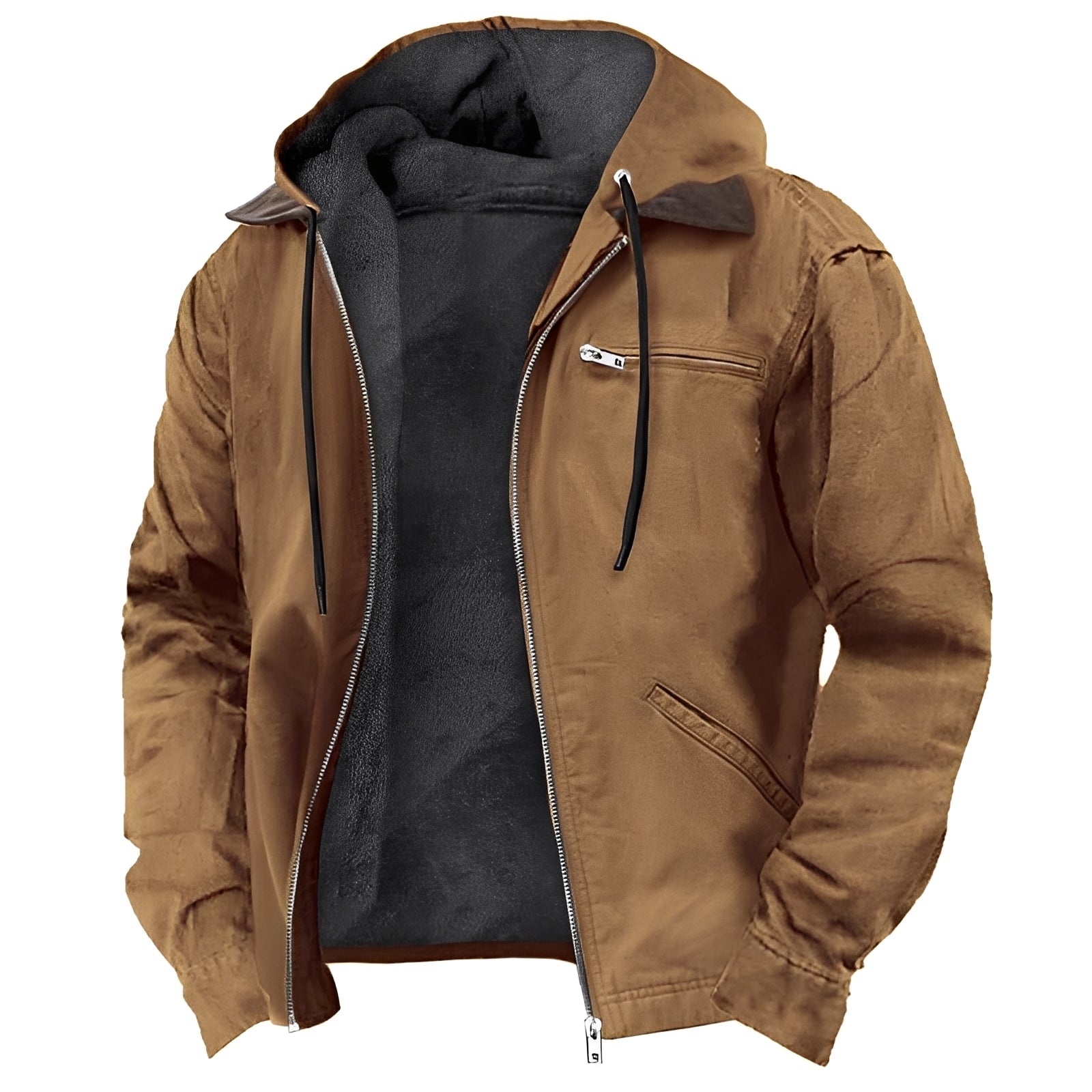 Dwayne - Chaqueta abrigada con capucha para hombre