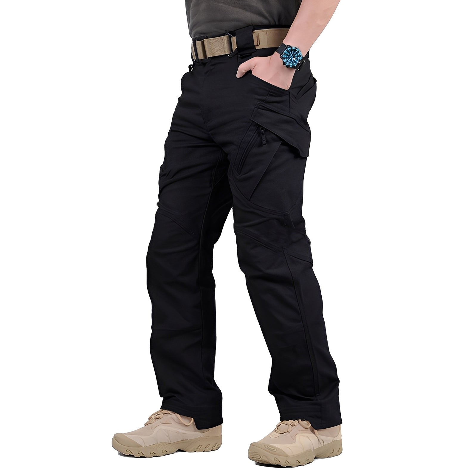 Roshan - Pantalones cargo cómodos