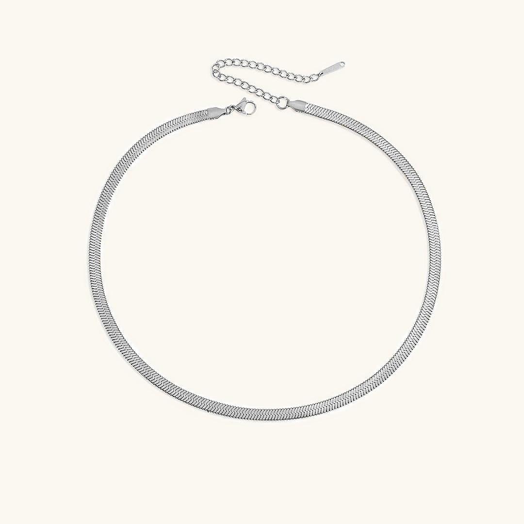 Elizabeth – Collar de cadena de serpiente dorada