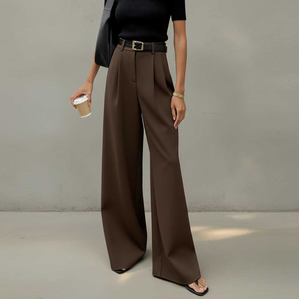 Blaine - Pantalones anchos y elegantes