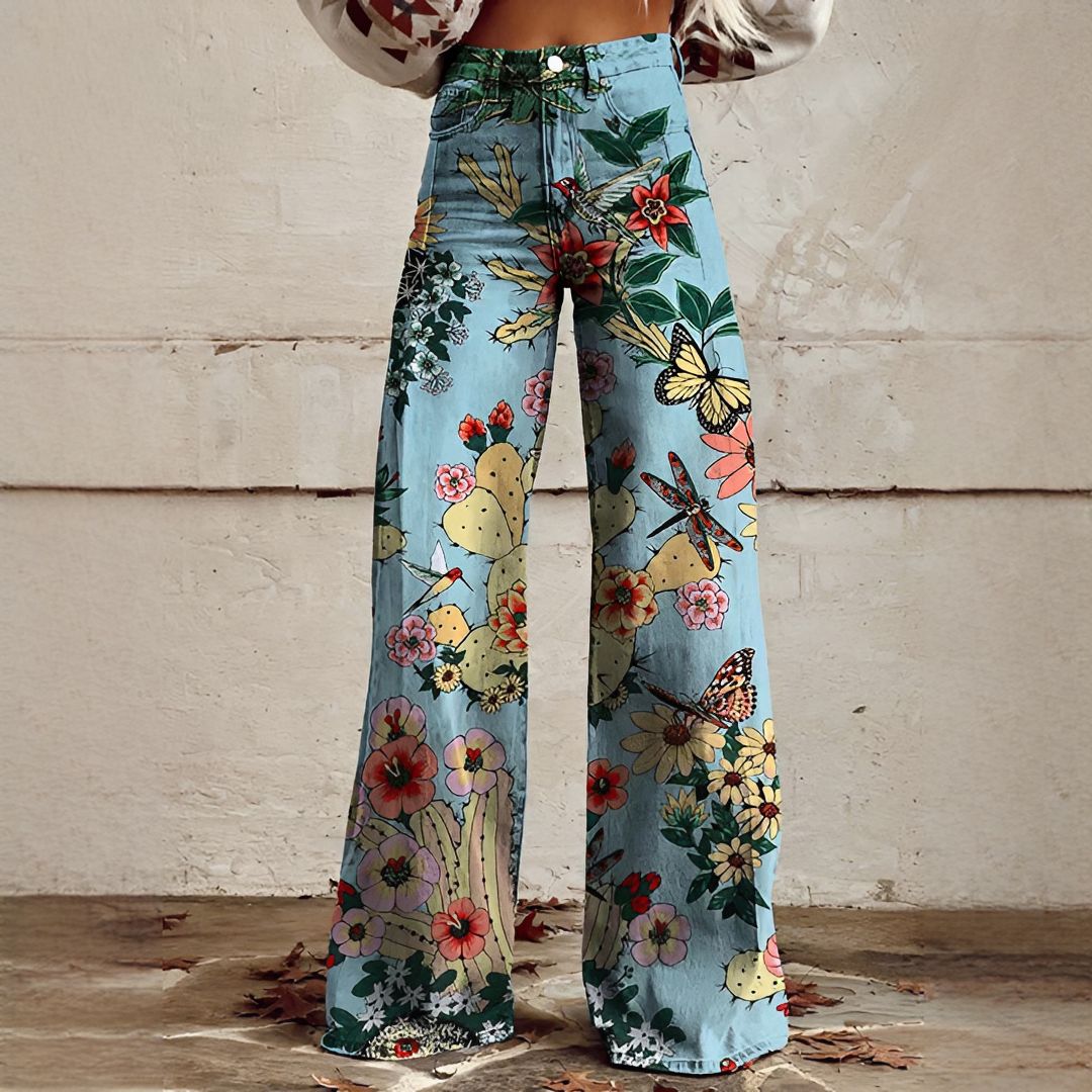 Shannon - Pantalones Anchos y Elegantes
