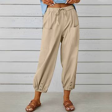 Scarlett - Pantalones Cómodos con Cordón