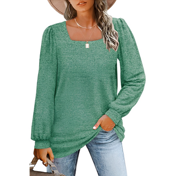 Jaylin - Camisa Chic con Escote Cuadrado