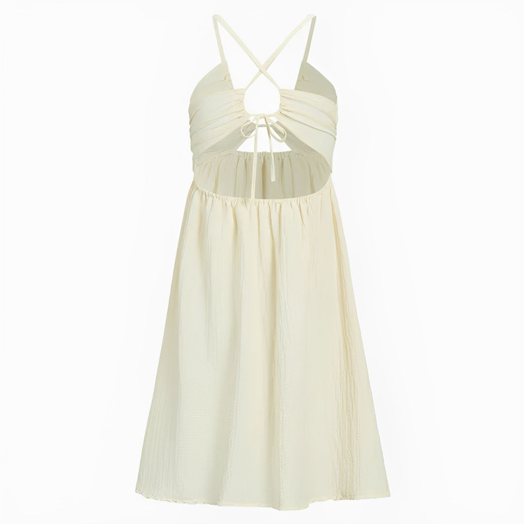 Edna - Vestido midi sin espalda y elegante