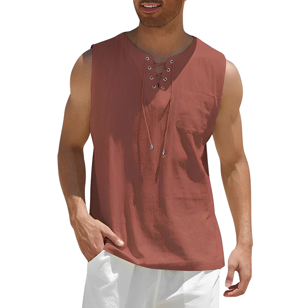 Junziem - Camisa ligera y moderna de verano para hombre
