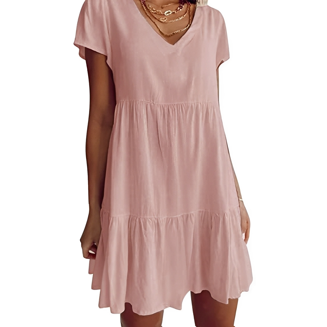 Judith - Mini Vestido Suelto Casual