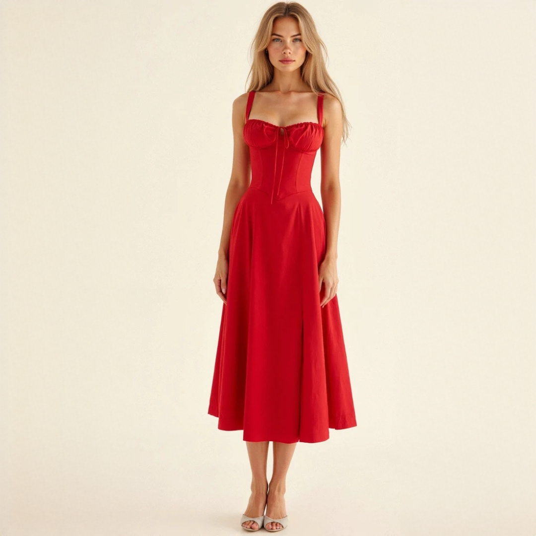 Liana - Vestido midi elegante