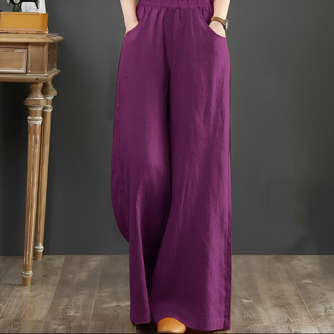 Dorothy - Pantalones cómodos de pierna ancha para mujeres