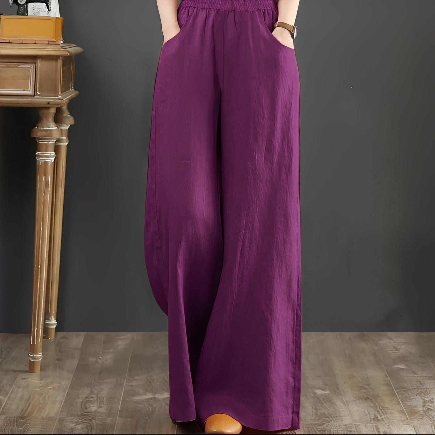 Dorothy - Pantalones cómodos de pierna ancha para mujeres