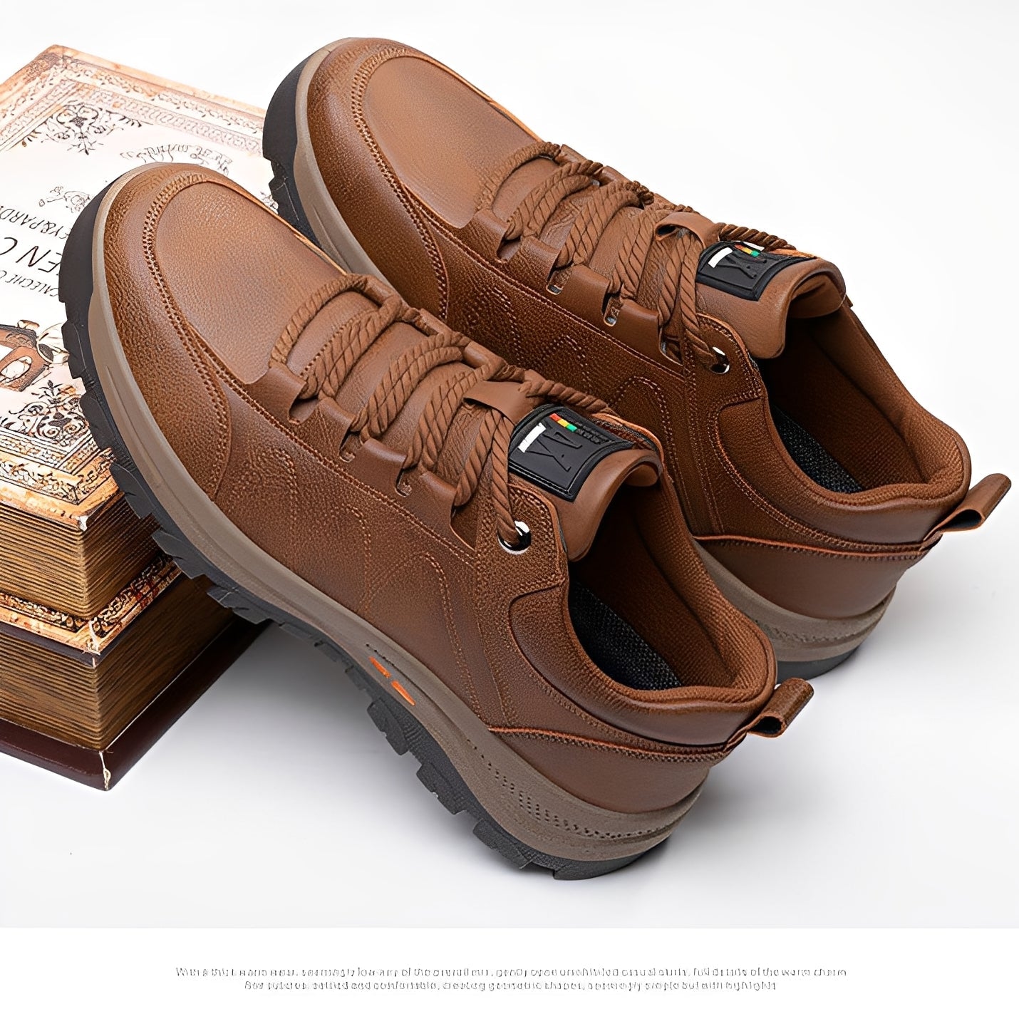 Randolf - Elegantes zapatos de cuero antideslizantes para hombres
