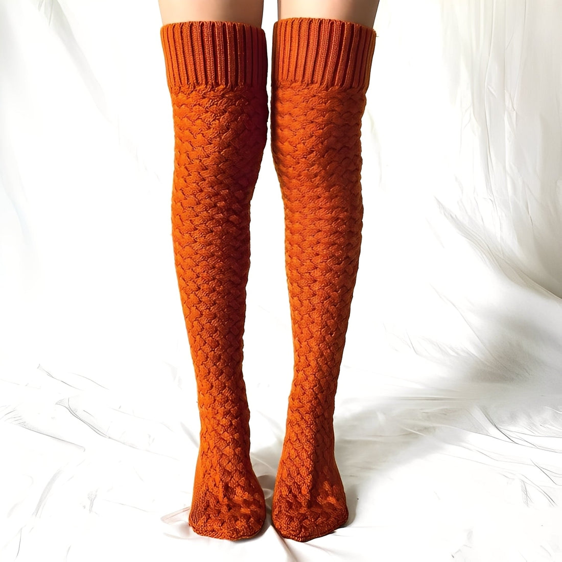 Madeline - Calcetines por encima de la rodilla acogedores