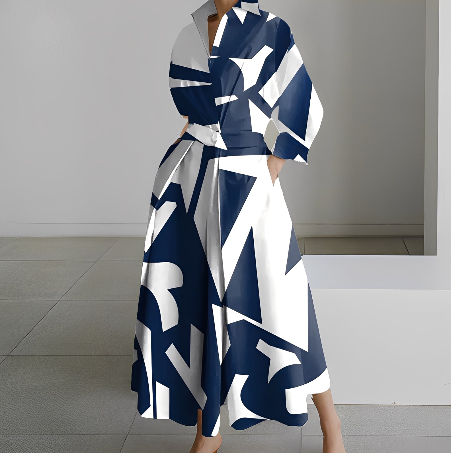 Lavina - Vestido cómodo de corte suelto