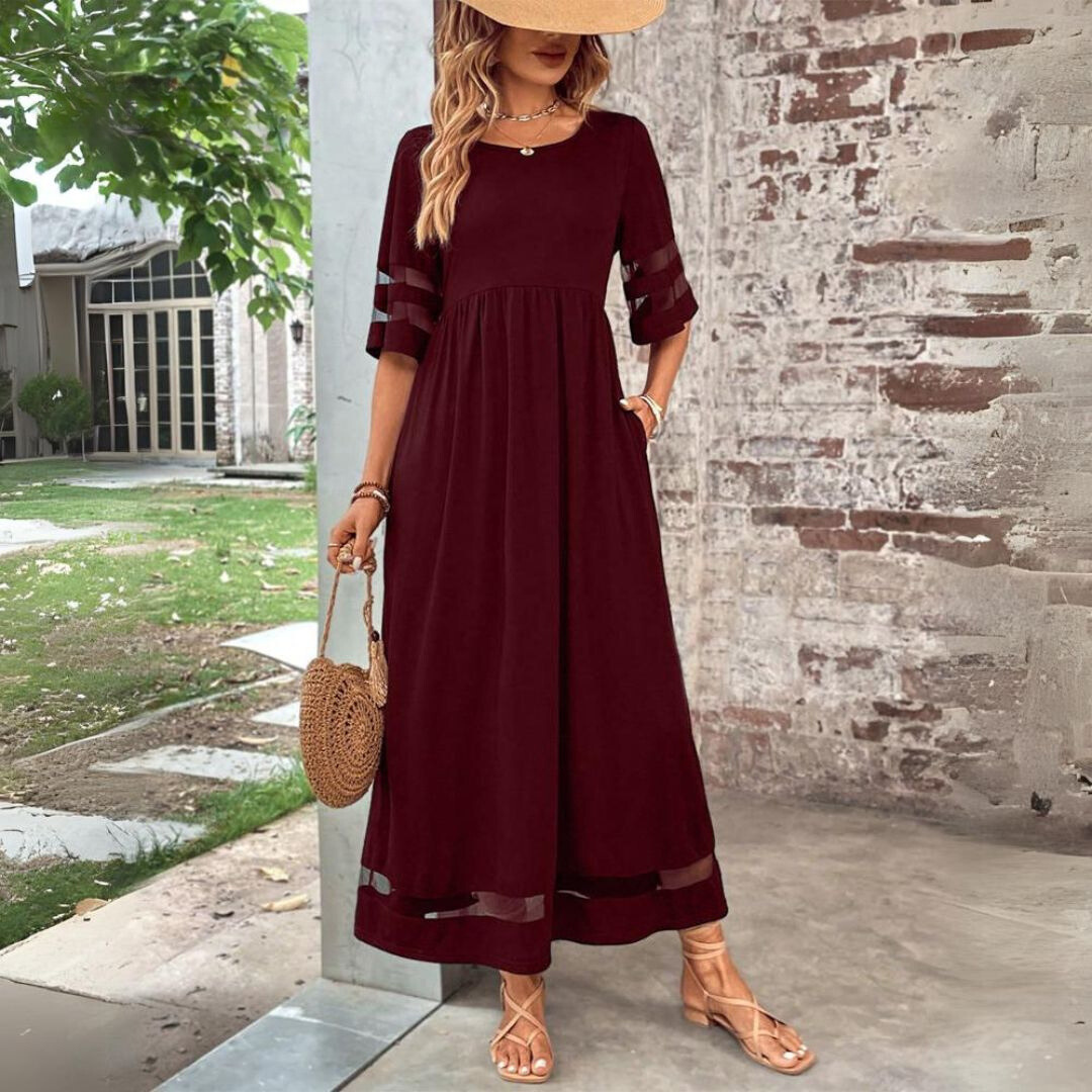 Amandine – Vestido elegante con efecto que oculta el barriga